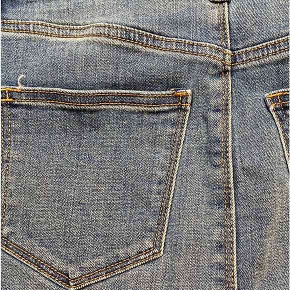 J. Crew Denim Mini Skirt with Floral Design - Picture 11 of 13